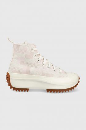 Converse teniși Run Star Hike femei, culoarea bej 172714C-Egret.Pink