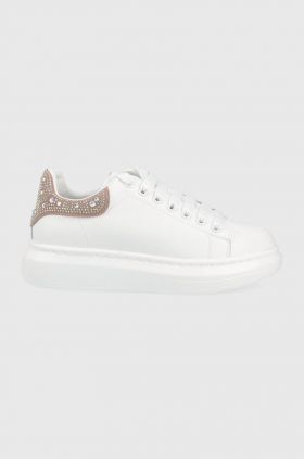 GOE ghete de piele culoarea alb