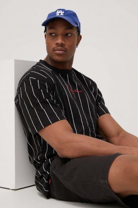 Karl Kani tricou din bumbac culoarea negru, cu imprimeu