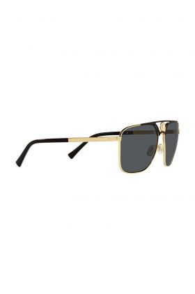 Versace ochelari de soare barbati, culoarea auriu