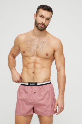 BOSS boxeri de bumbac 2-pack culoarea violet 50469762