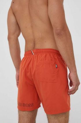 BOSS pantaloni scurti de baie culoarea rosu