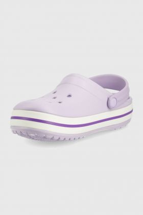 Crocs slapi copii culoarea turcoaz