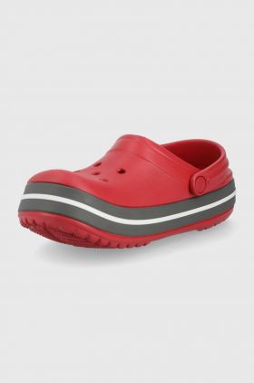 Crocs slapi copii culoarea gri