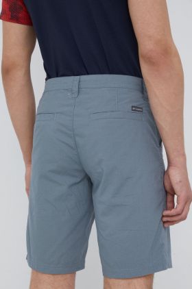 Columbia pantaloni scurti din bumbac barbati, culoarea gri