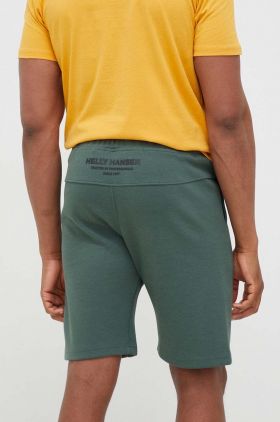 Helly Hansen pantaloni scurți bărbați, culoarea verde 53710-606