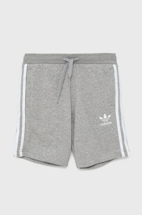 adidas Originals pantaloni scurti copii H32343 culoarea gri, melanj