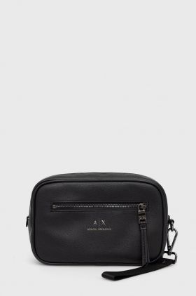 Armani Exchange portfard culoarea negru