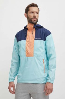 Columbia windbreaker Flash Challenger culoarea turcoaz, 1988723