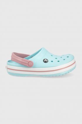 Crocs slapi copii culoarea turcoaz