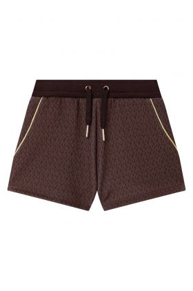 Michael Kors pantaloni scurti copii culoarea maro, modelator, talie reglabila