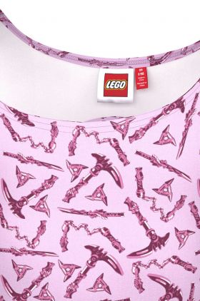 Lego Wear costum de baie copii culoarea roz