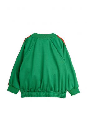 Mini Rodini bluza copii culoarea verde, cu imprimeu