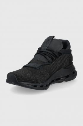On-running sneakers de alergat Cloudnova culoarea negru, 2699814 2699814-814