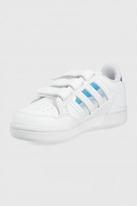 adidas Originals sneakers pentru copii Continental 80 culoarea alb