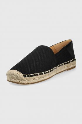 Emporio Armani espadrile culoarea negru