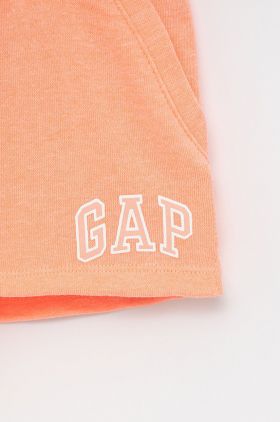 GAP pantaloni scurti copii culoarea roz, cu imprimeu, talie reglabila