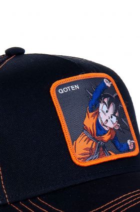 Capslab sapca Dragon Ball culoarea negru, cu imprimeu