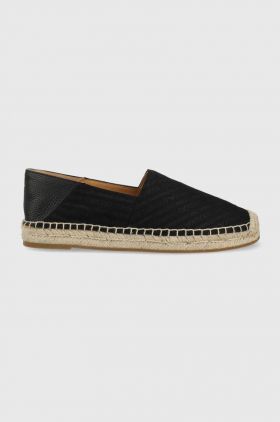 Emporio Armani espadrile culoarea negru