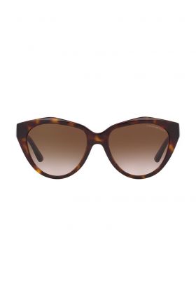 Emporio Armani ochelari de soare femei, culoarea maro