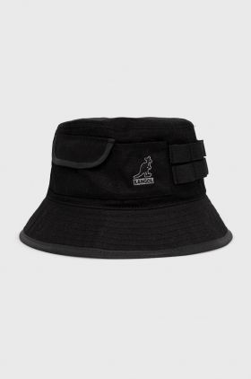 Kangol pălărie din bumbac culoarea negru, bumbac K5328.BK001-BK001