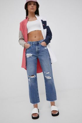 Superdry jeansi femei , high waist