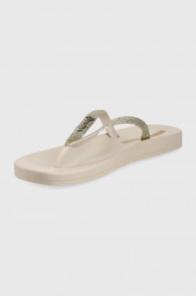 Ipanema slapi Anat Lolita femei, culoarea bej, cu toc plat