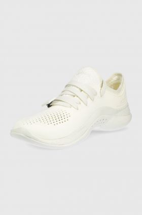 Crocs sneakers Literide 360 Pacer culoarea alb 206705