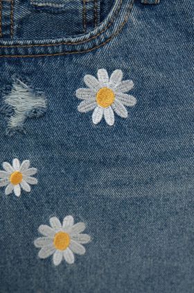 Levi's pantaloni scurti din denim pentru copii cu imprimeu, talie reglabila