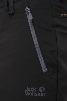 Jack Wolfskin pantaloni scurți outdoor Active Track barbati, culoarea negru