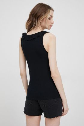 Pepe Jeans top Dorina N femei, culoarea negru