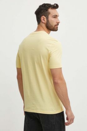 HUGO tricou din bumbac bărbați, culoarea verde, cu imprimeu 50467556