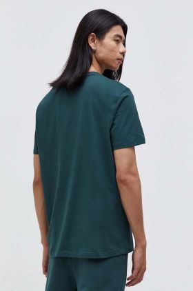 HUGO tricou din bumbac bărbați, culoarea verde, cu imprimeu 50467556