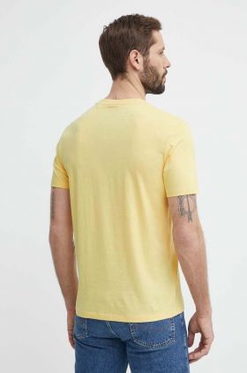 HUGO tricou din bumbac bărbați, culoarea gri, cu imprimeu 50467952