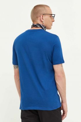 HUGO tricou din bumbac bărbați, culoarea gri, cu imprimeu 50467952