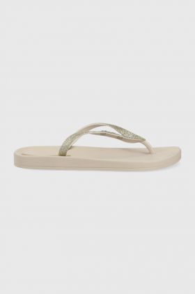 Ipanema slapi Anat Lolita femei, culoarea bej, cu toc plat