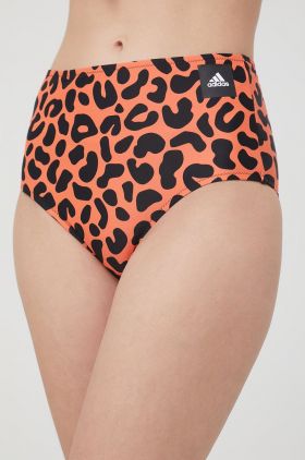 adidas Originals costum de baie X Rich Mnisi HD4763 culoarea portocaliu, cupa moale