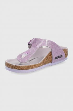 Birkenstock slapi copii culoarea violet