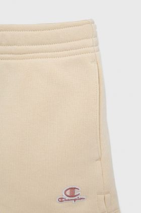 Champion pantaloni scurti copii 404334 culoarea bej, neted