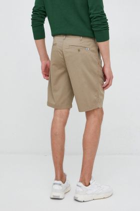 Lacoste pantaloni scurți bărbați, culoarea verde FH2647-02S