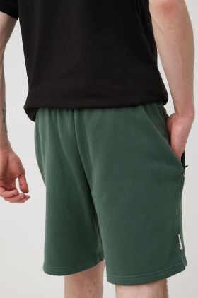 Unfair Athletics pantaloni scurti din bumbac barbati, culoarea verde