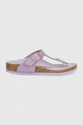 Birkenstock slapi copii culoarea violet