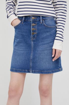 Lee fusta jeans mini, drept