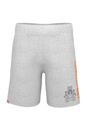 Lego Wear pantaloni scurti copii culoarea gri,