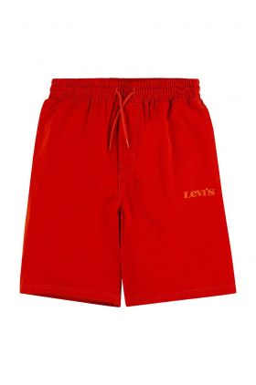 Levi's pantaloni scurti copii culoarea rosu,