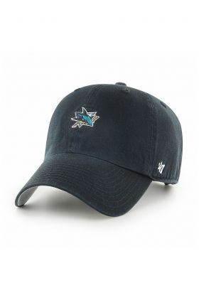 47brand șapcă San Jose Sharks culoarea negru, cu imprimeu