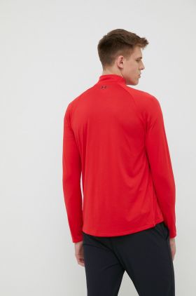 Under Armour longsleeve 1328495.602 barbati, culoarea rosu, neted