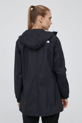 The North Face geaca outdoor Antora culoarea negru, de tranzitie