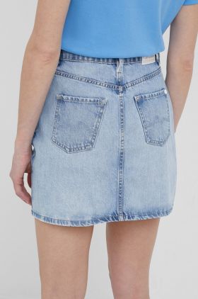 Pepe Jeans fusta jeans Hannah mini, creion