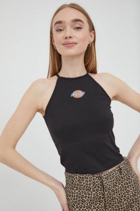 Dickies top femei, culoarea negru